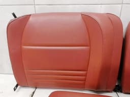 PORSCHE Porsche 911 996 rear coupe seat set seats interior rear red red- — thumbnail 7