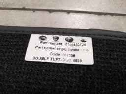 MASERATI Maserati Quattroporte M139 Floor Mat Set 6700430720 RHD RIGHT HAND DRIVE- — thumbnail 8