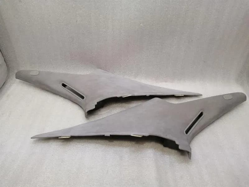 MERCEDES-BENZ Mercedes S C Post Cover Set W220 S600L C Pillar Cover Set Grey Alcantara-