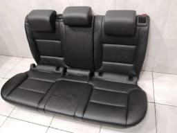 AUDI Audi S3 8P 3 door rear seat set black leather rear seat set small defects- — thumbnail 5