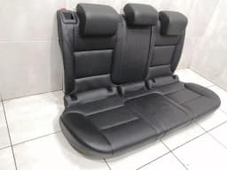 AUDI Audi S3 8P 3 door rear seat set black leather rear seat set small defects- — thumbnail 4