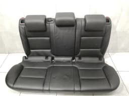 AUDI Audi S3 8P 3 door rear seat set black leather rear seat set small defects- — thumbnail 2