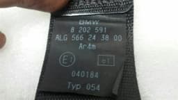 BMW BMW 3 Series unknown rear seat belt 8202591 seat belt belt rear- — thumbnail 3
