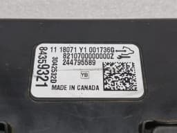 CHEVROLET Corvette C7 Grand Sport Rear Trunk Control Module 84359321 Control Unit - — thumbnail 3