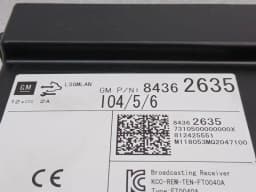 CHEVROLET Chevrolet Corvette C7 Grand Sport Radio Control Module 84362635 ECU - — thumbnail 7