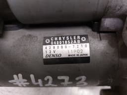 JEEP 4280007210 04801852AB Starter motor JEEP GRAND CHEROKEE IV (WK, WK2) (2010-2021) — thumbnail 5