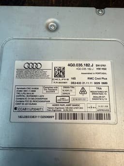 AUDI 4G0035182J Radio AUDI A6 / A6 ALLROAD (C7, 4G) (2010-2018) — thumbnail 10