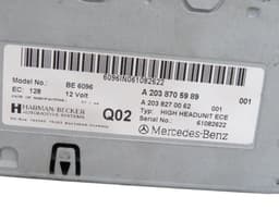 MERCEDES-BENZ A2038705989 2038705989 A2038704489 2038704489 A2038706289 2038706289 Radio MERCEDES-BENZ C-CLASS (W203, CL203) (2000-2011) — thumbnail 9