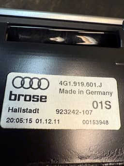 AUDI 4G1919601J Dash screen AUDI A6 / A6 ALLROAD (C7, 4G) (2010-2018) — thumbnail 8