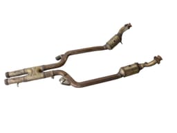 MERCEDES-BENZ A2214909820 A2214909720 A2214907336 A2214907436 Exhaust front silencer (resonator) MERCEDES-BENZ S-CLASS (W221) (2005-2013) — thumbnail 1