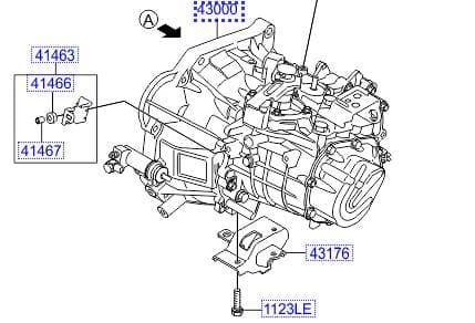 HYUNDAI ZG75 Gearbox HYUNDAI TUCSON II / ix35 I (LM) (2009-2017)