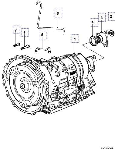 JAGUAR C2D10565E Gearbox JAGUAR XF (X250, CC9) (2008-2015)