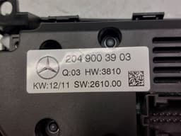 MERCEDES-BENZ A2049003903 Heater control panel MERCEDES-BENZ C-CLASS (W204) (2007-2013) — thumbnail 4