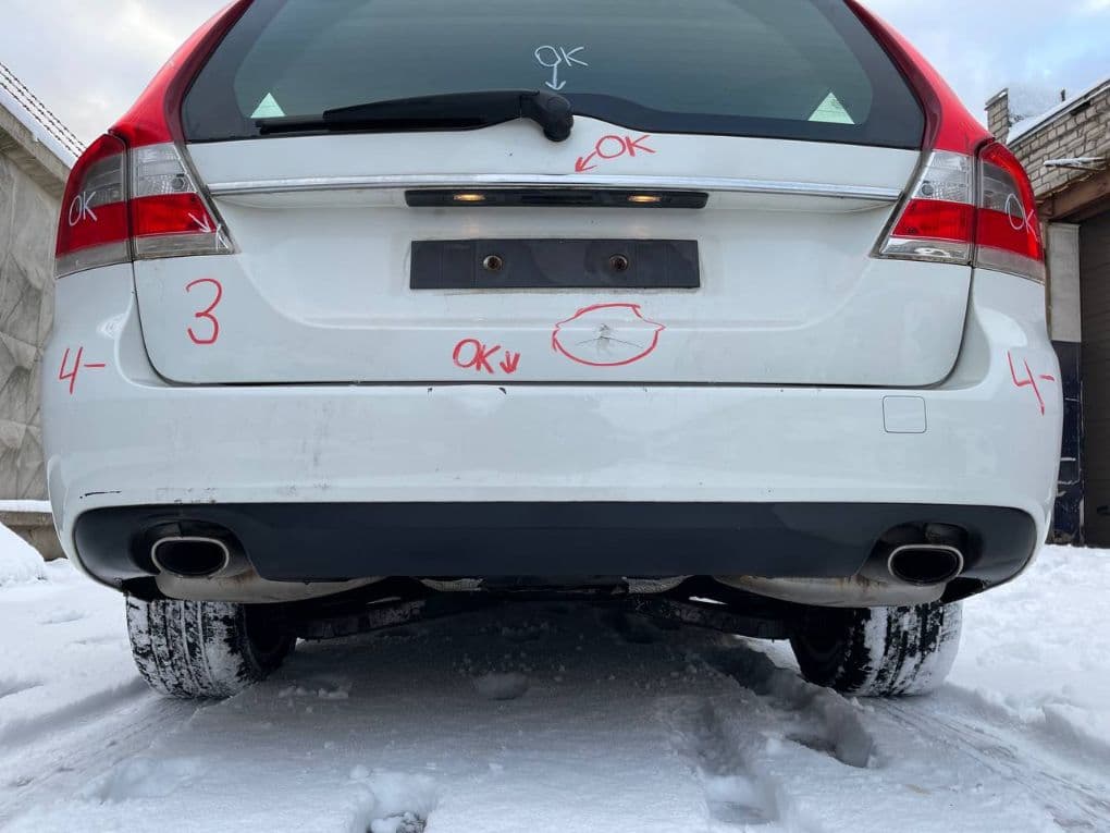 Rear bumper VOLVO V70 III (BW) (2007-2016)