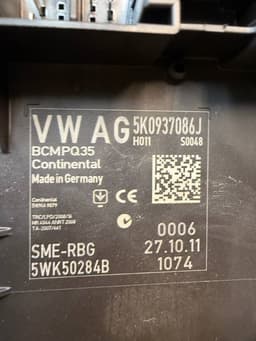 VW 5K0937086J Comfort Module (CCM) VW TIGUAN I (5N) (2007-2018) — thumbnail 8