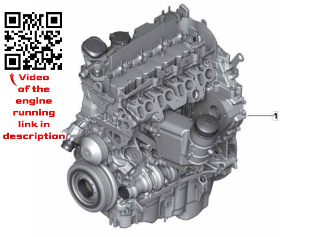 BMW N47 D20C 2220833 2220835 Engine BMW 1 (F20, F21) (2011-2019)