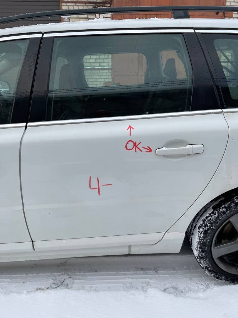 Door Rear Left VOLVO V70 III (BW) (2007-2016)
