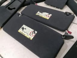 BMW BMW 5 Series E39 M5 Sun Visor Cover Set BLACK Sun Visor Trim SET — thumbnail 5