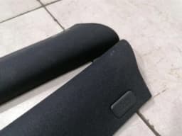 BMW BMW 5 Series E39 M5 Sun Visor Cover Set BLACK Sun Visor Trim SET — thumbnail 7