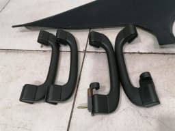 BMW BMW 5 Series E39 M5 Sun Visor Cover Set BLACK Sun Visor Trim SET — thumbnail 9