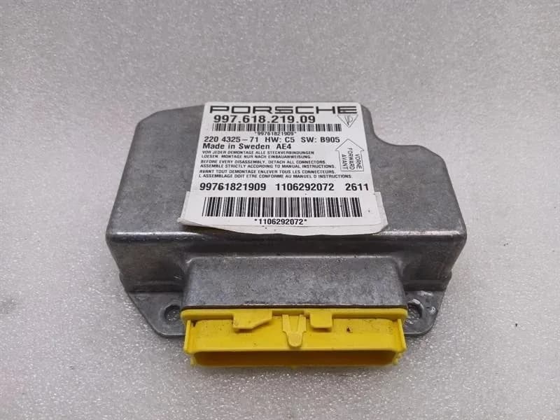 Porsche 911 997 Safety Module ECU 99761821909 Air Control Unit SRS Convertible