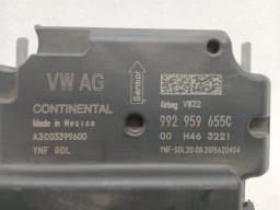 PORSCHE Porsche Taycan 9J safety module ECU 992959655C air control unit SRS — thumbnail 7