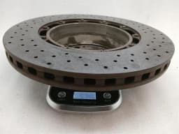 PORSCHE Porsche 911 997 Ceramic Disc Rear 99735203101 Turbo L Brake Disc Rear PCCB — thumbnail 7
