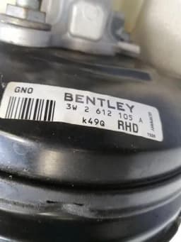 BENTLEY Bentley Continental GT W12 Brake Servo 3W2612105A Brake Booster RHD — thumbnail 10