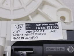 PORSCHE Porsche 911 997 door window motor 99762418106 window regulator motor driver — thumbnail 6