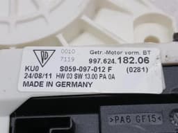 PORSCHE Porsche 911 997 door window motor 99762418206 window regulator motor passenger — thumbnail 10