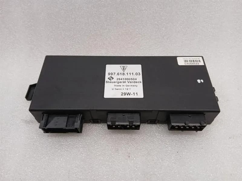 Porsche 911 997 electronic module 99761811103 control unit convertible roof module