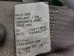 CHEVROLET 19258775 Seat Belt Front Left CHEVROLET EXPRESS (2003-) — thumbnail 3