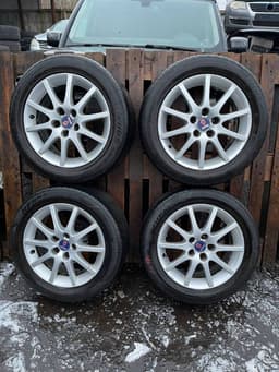SAAB 6.5JX16 ET41 D65.1 5X110 Rim set With Tyres 4 pcs SAAB 9-3 (YS3F) (2002-2012) — thumbnail 1