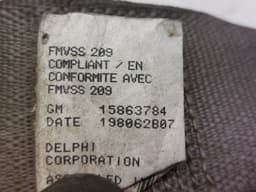 CHEVROLET 15863784 19258775 Seat Belt Front Right CHEVROLET EXPRESS (2003-) — thumbnail 4