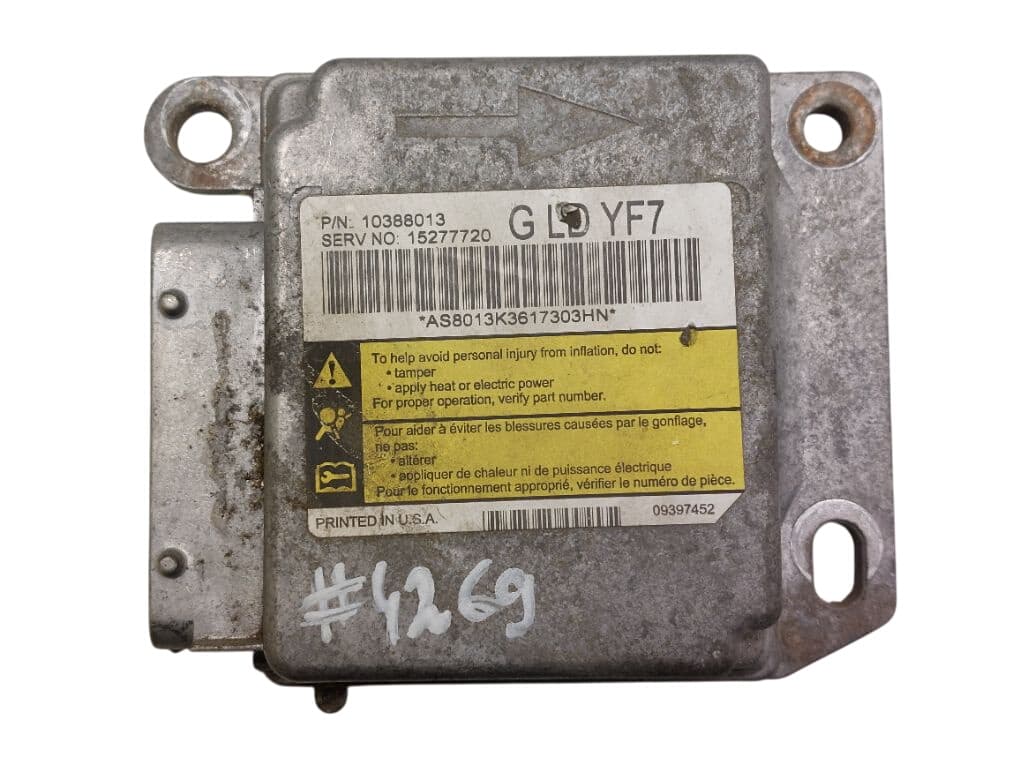 CHEVROLET 10388013 15277720 Airbag Control Unit CHEVROLET EXPRESS (2003-)