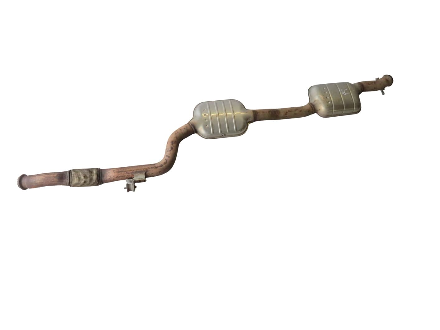 MERCEDES-BENZ A2054904120 A2054910001 A2054911301 Exhaust middle silencer MERCEDES-BENZ C-CLASS (W205) (2013-2021)