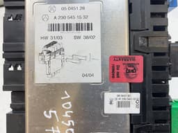 MERCEDES-BENZ 10091518 Fuse box MERCEDES-BENZ SL-CLASS (R230) (2001-2012) — thumbnail 3