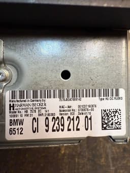 BMW 65129239212 9239212 Radio BMW 3 (E90, E91, E92, E93) (2005-2011) — thumbnail 8