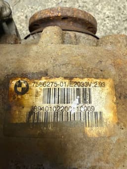 BMW 7566275 33107592326 Rear axle differential BMW 3 (E90, E91, E92, E93) (2005-2011) — thumbnail 7