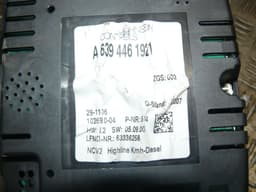MERCEDES-BENZ A6394461921 Instrument Cluster MERCEDES-BENZ VITO / VIANO (W639) (2003-2014) — thumbnail 6