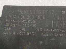 MERCEDES-BENZ Mercedes C Class W205 Electronic Module A0009003806 PDC Control Unit Parking Aid — thumbnail 6