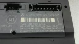 MERCEDES-BENZ Mercedes CL W216 seat control unit left A2168209326 left seat control module — thumbnail 5