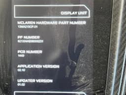 MCLAREN McLaren 600LT Spider Navigation Monitor 13MA215CP Sat Nav Display Screen- — thumbnail 4
