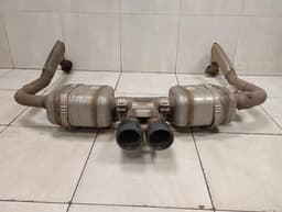 PORSCHE Porsche Boxster 718 exhaust silencer set 982251052F exhaust Sport GTS XLX — thumbnail 2
