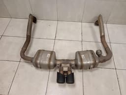 PORSCHE Porsche Boxster 718 exhaust silencer set 982251052F exhaust Sport GTS XLX — thumbnail 1
