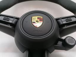 PORSCHE Porsche Taycan 9J steering wheel GTS red carbon 36 cm steering wheel Alcantara — thumbnail 10