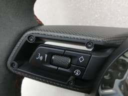 PORSCHE Porsche Taycan 9J steering wheel GTS red carbon 36 cm steering wheel Alcantara — thumbnail 5