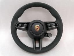 PORSCHE Porsche Taycan 9J steering wheel GTS red carbon 36 cm steering wheel Alcantara — thumbnail 1