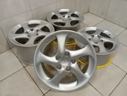 PORSCHE Porsche 911 996 Alloy Wheel Set 99636213601 Alloy Rim Set TURBO C4S 4S R18 — thumbnail 2