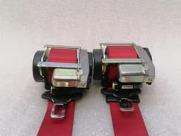 PORSCHE Porsche Boxster 981 front seat belt 98180303303 red seat belt belt front — thumbnail 7